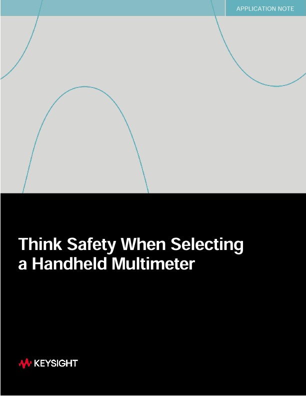 Handheld Multimeter Safety Precautions PDF Asset Page Keysight